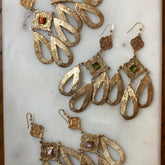 Sophia Cats Eye Earring - Multiple Colors