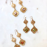 Sherry Earring Cats Eye - Multiple Colors