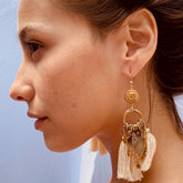 Lindsay Earrings - Natural White