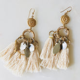 Lindsay Earrings - Natural White