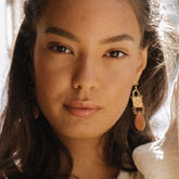 Dana Earrings - Tangerine or Cherry