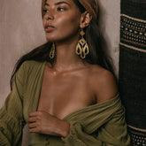 Sophia Cats Eye Earring - Multiple Colors